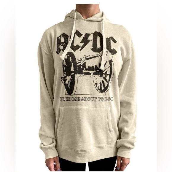 Tops - NWT Ladies AC/DC Rock Band Hoodie - Size XL